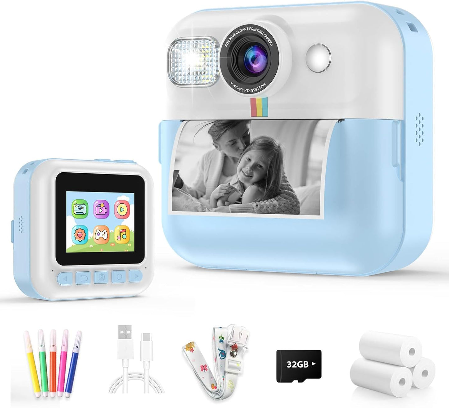 Kids Camera for Boys with Instant Print - Perfect Gift Idea