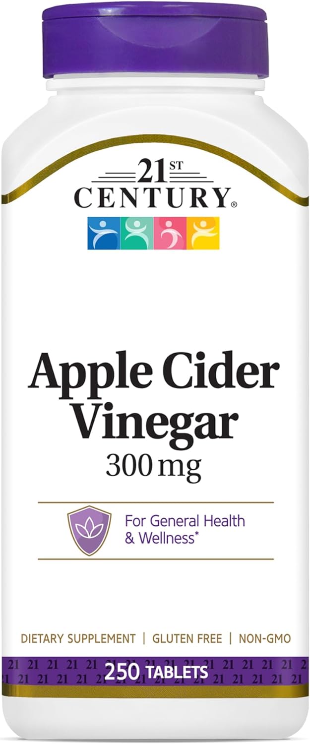 21st Century Apple Cider Vinegar Tablets 300mg - 250 Count