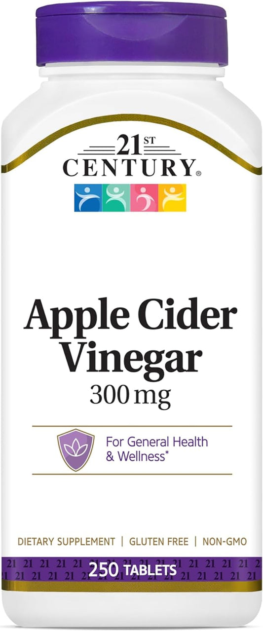 21st Century Apple Cider Vinegar Tablets 300mg - 250 Count