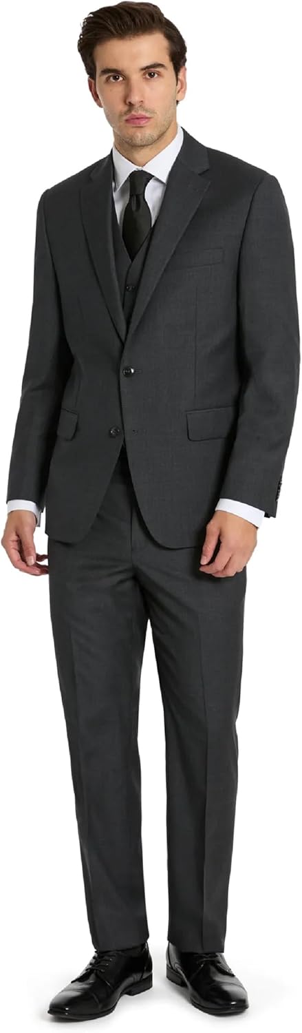Michael Kors Mens 3-Piece Classic Fit Suit for Every Occasion