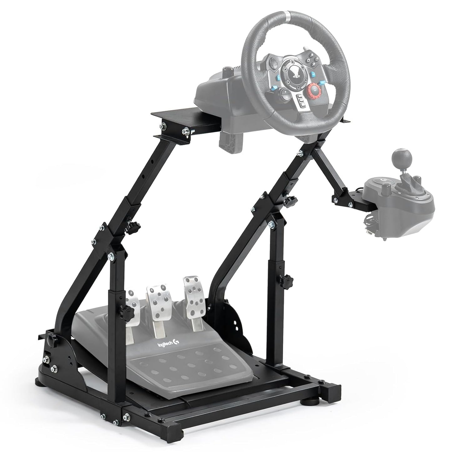 Marada Sim Racing Wheel Stand for Logitech and Thrustmaster Wheels