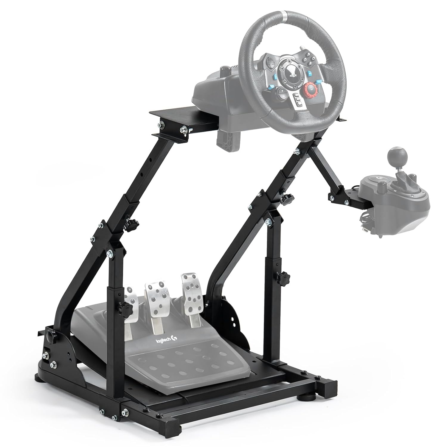 Marada Sim Racing Wheel Stand for Logitech and Thrustmaster Wheels