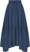 Scarlet Darkness Maxi Skirt High Waist Renaissance Skirt - Flowy cool