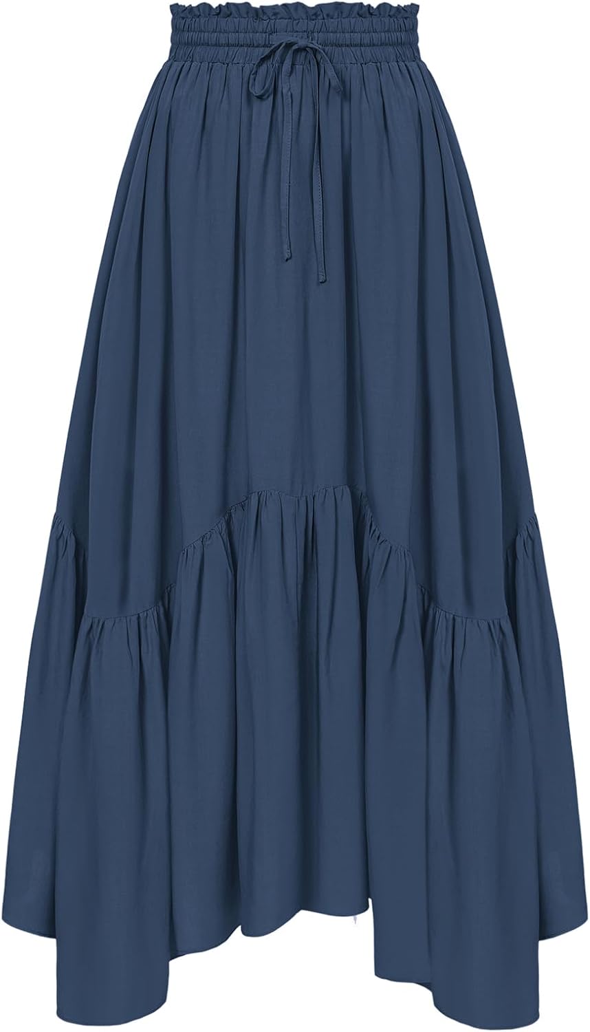 Scarlet Darkness Maxi Skirts for Women High Waist Renaissance Style
