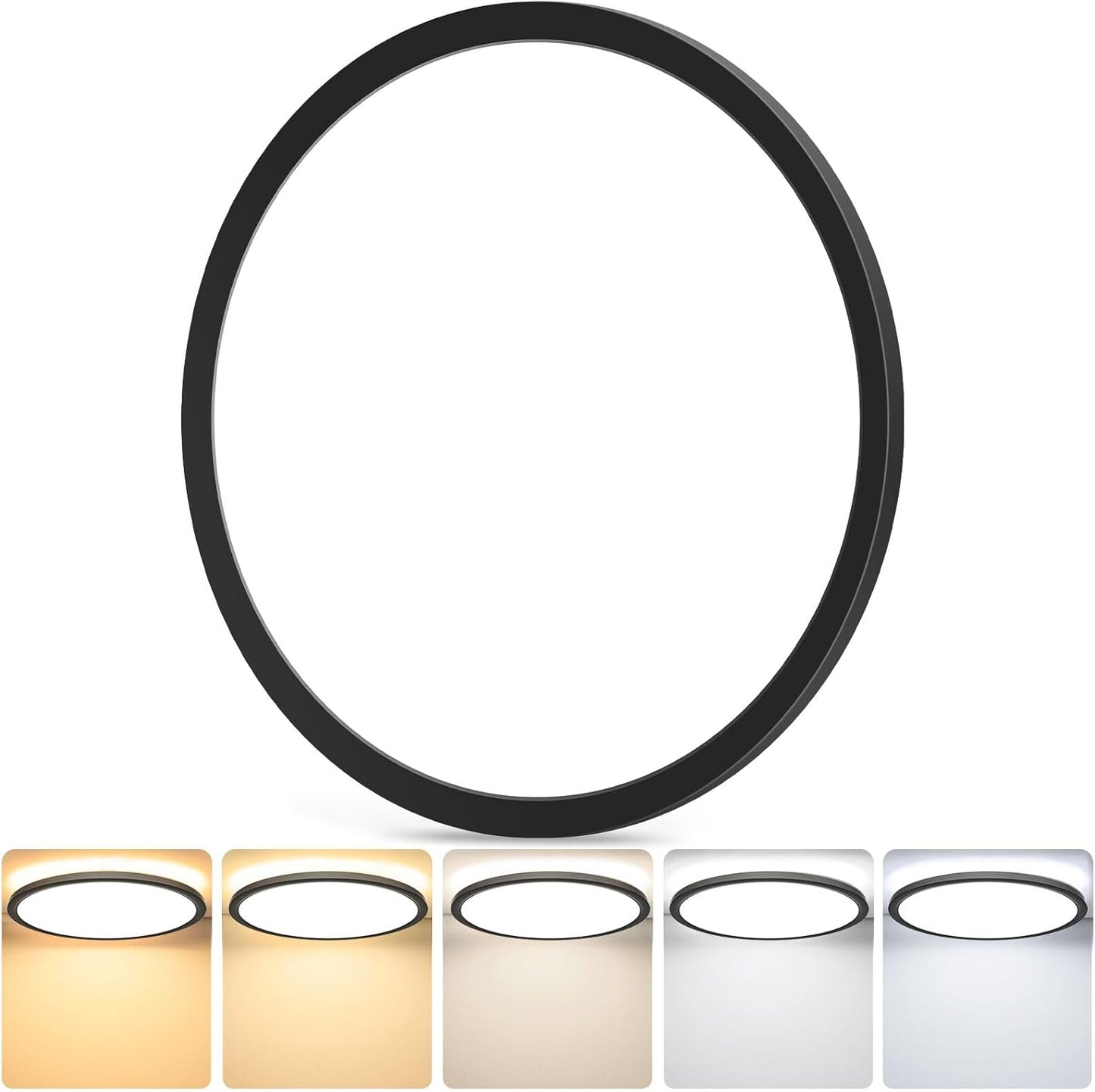 16.5 Inch Ultra-Thin Flush Mount Ceiling Light Fixture Review