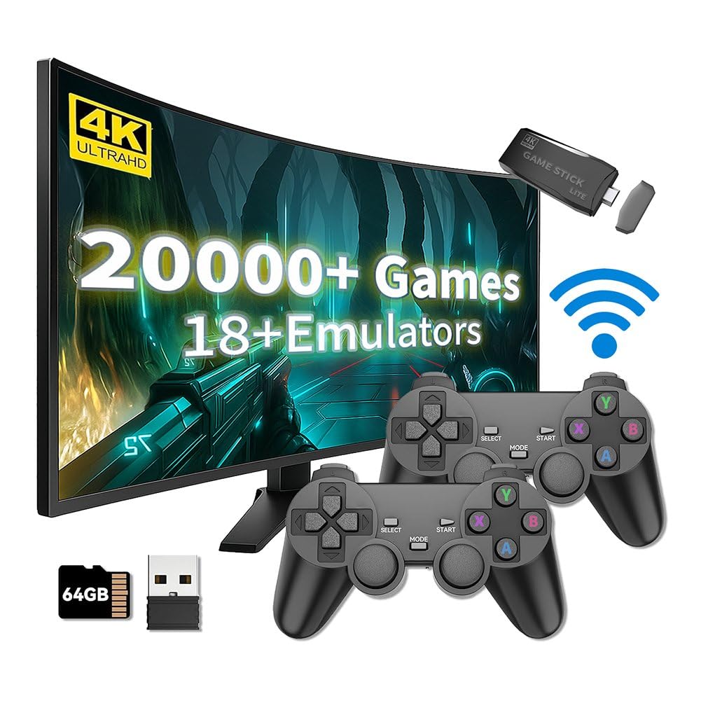 2025 Retro Gaming Console Pro - 20,000+ Classic Games & More