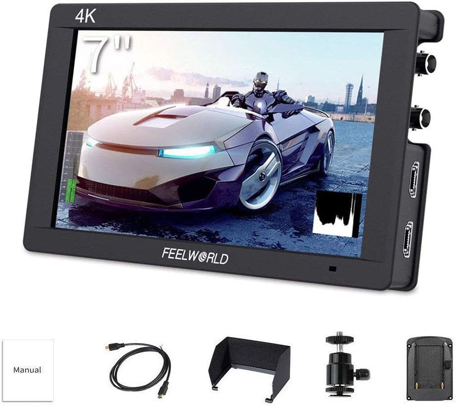 FEELWORLD FW703 7 Inch DSLR Monitor with 4K HDMI Input Output