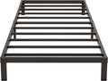 9 Inch Low Twin Bed Frame Metal Platform - Heavy Duty, No Box Spring