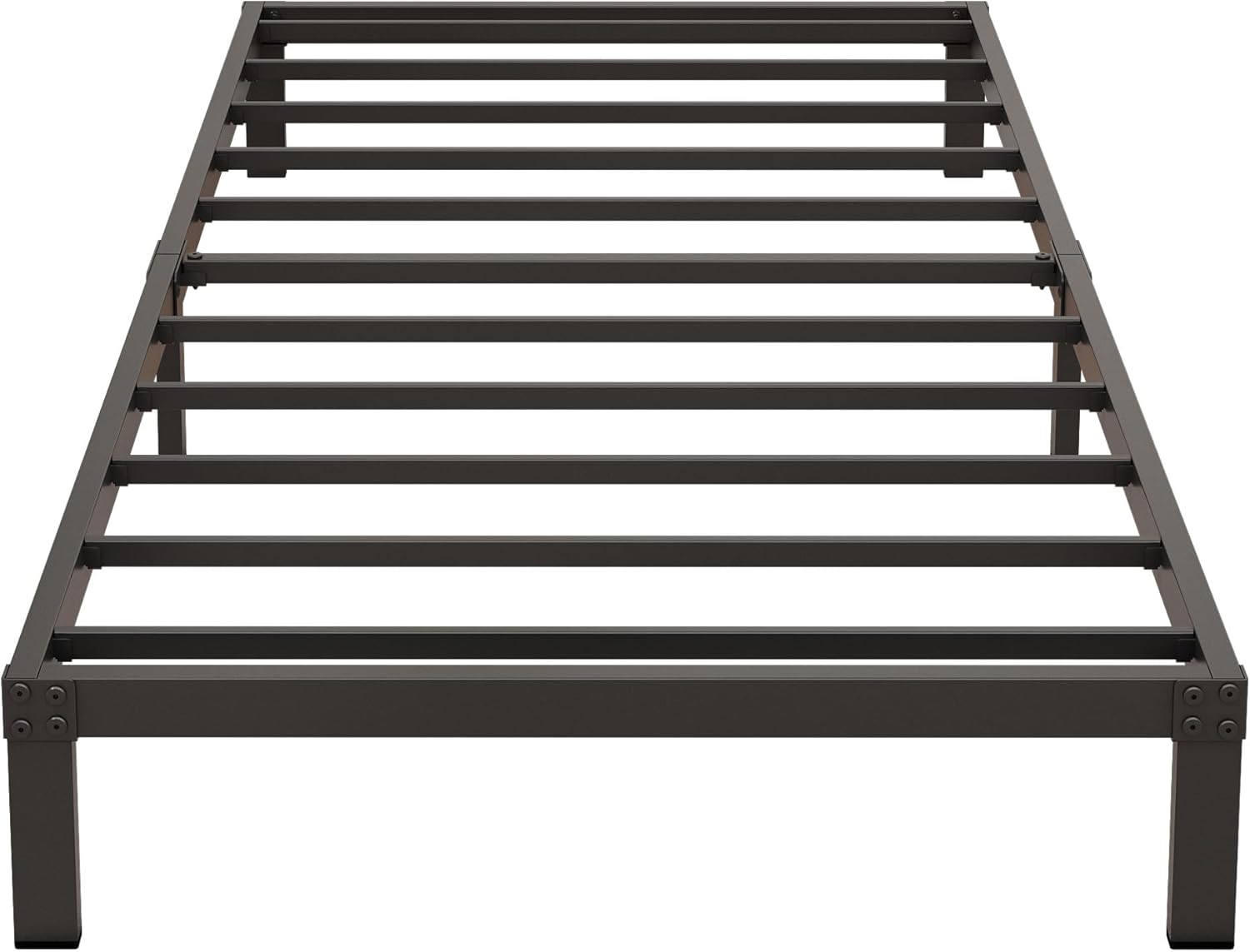 9 Inch Low Twin Bed Frame Heavy Duty Metal Platform Design