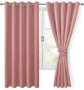 Blackout Curtains for Bedroom 60 x 63 in - Thermal Insulated Dusty