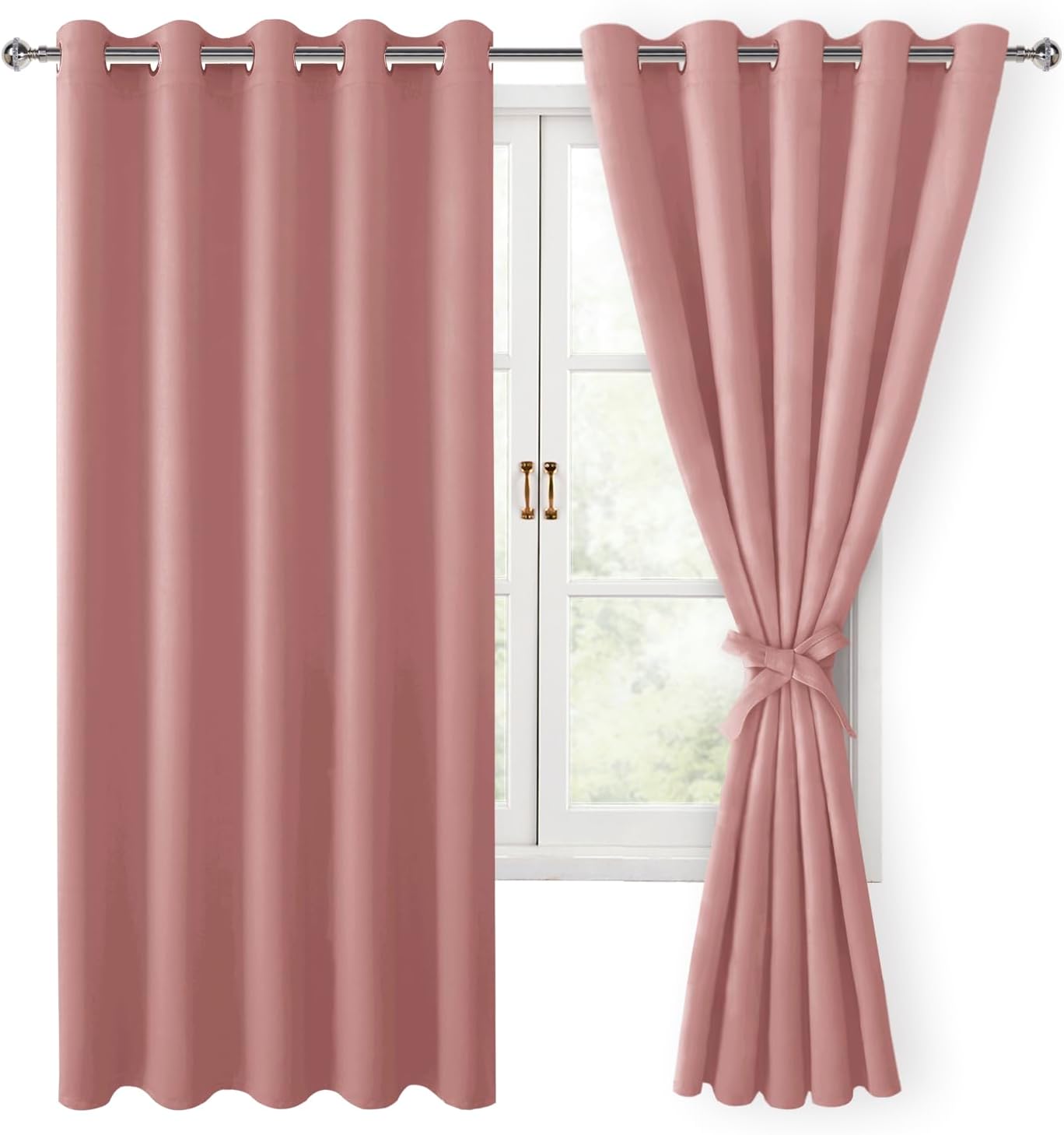 Hiasan Blackout Curtains for Bedroom - Thermal Insulated Panels