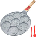 Smiley Face Mini Pancake Maker - Nonstick & Fun!