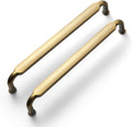 6 Pack 6-1/4 in Hole Center Brass Bronze Cabinet Pulls - Solid Zinc