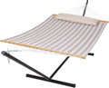 Double Hammock with Stand Included - Quick Dry, Portable Comfort