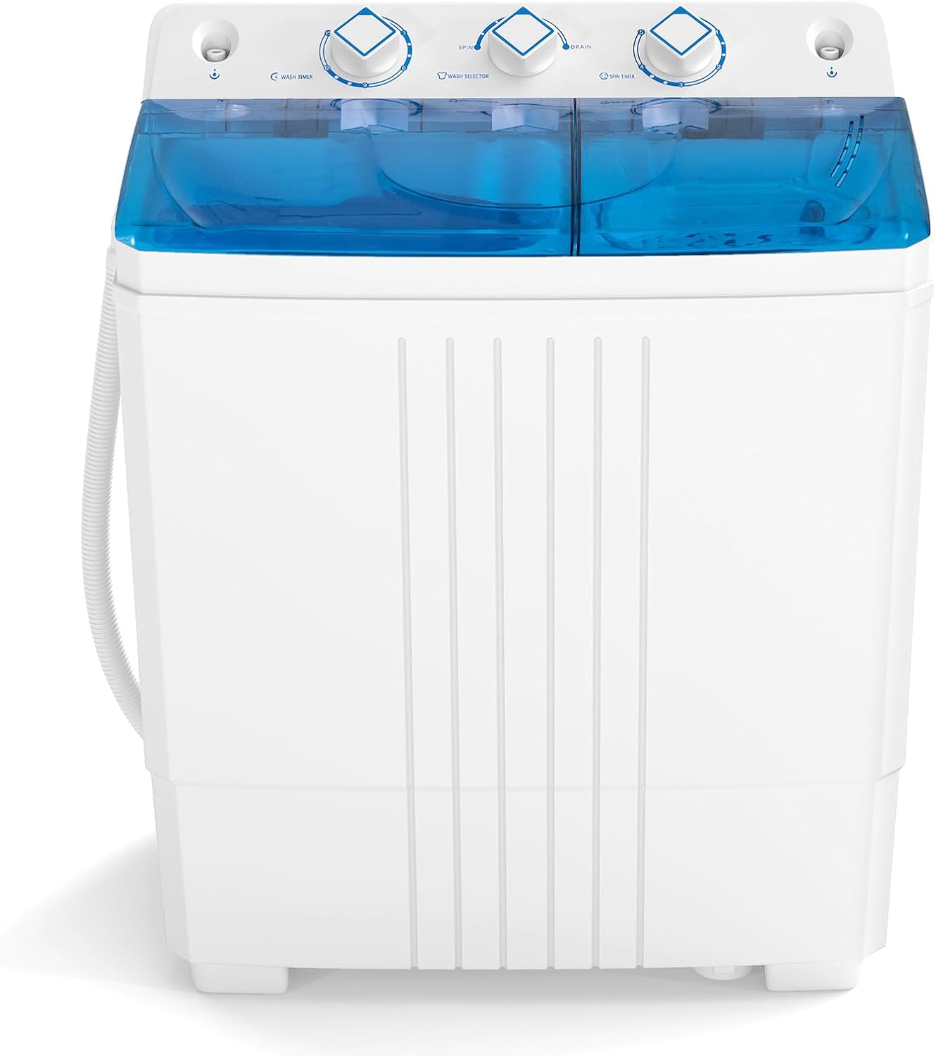 COSTWAY Portable Washing Machine: Compact Twin Tub Design