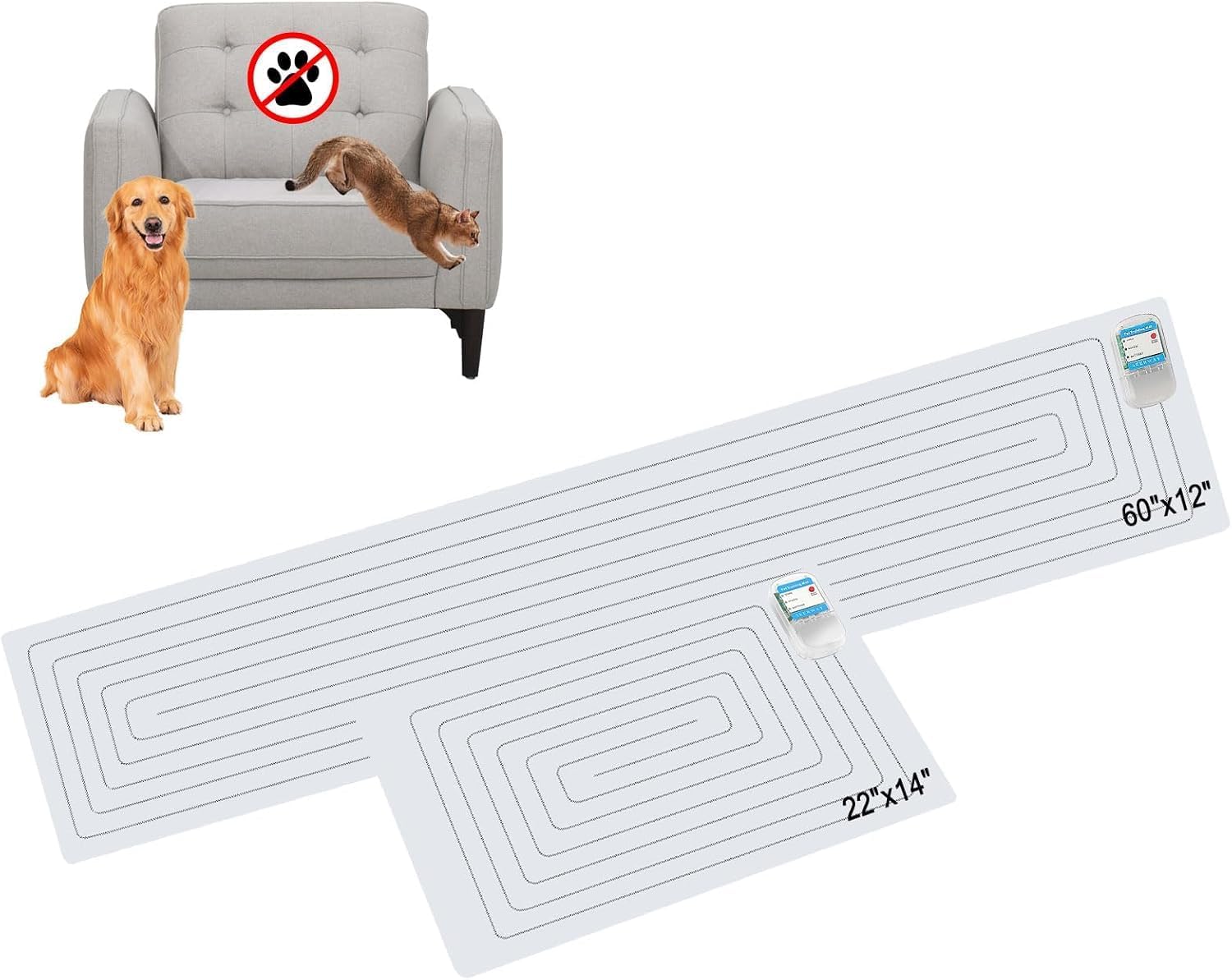 SEERWAY Scat Pet Shock Mat for Dogs and Cats Training Indoors