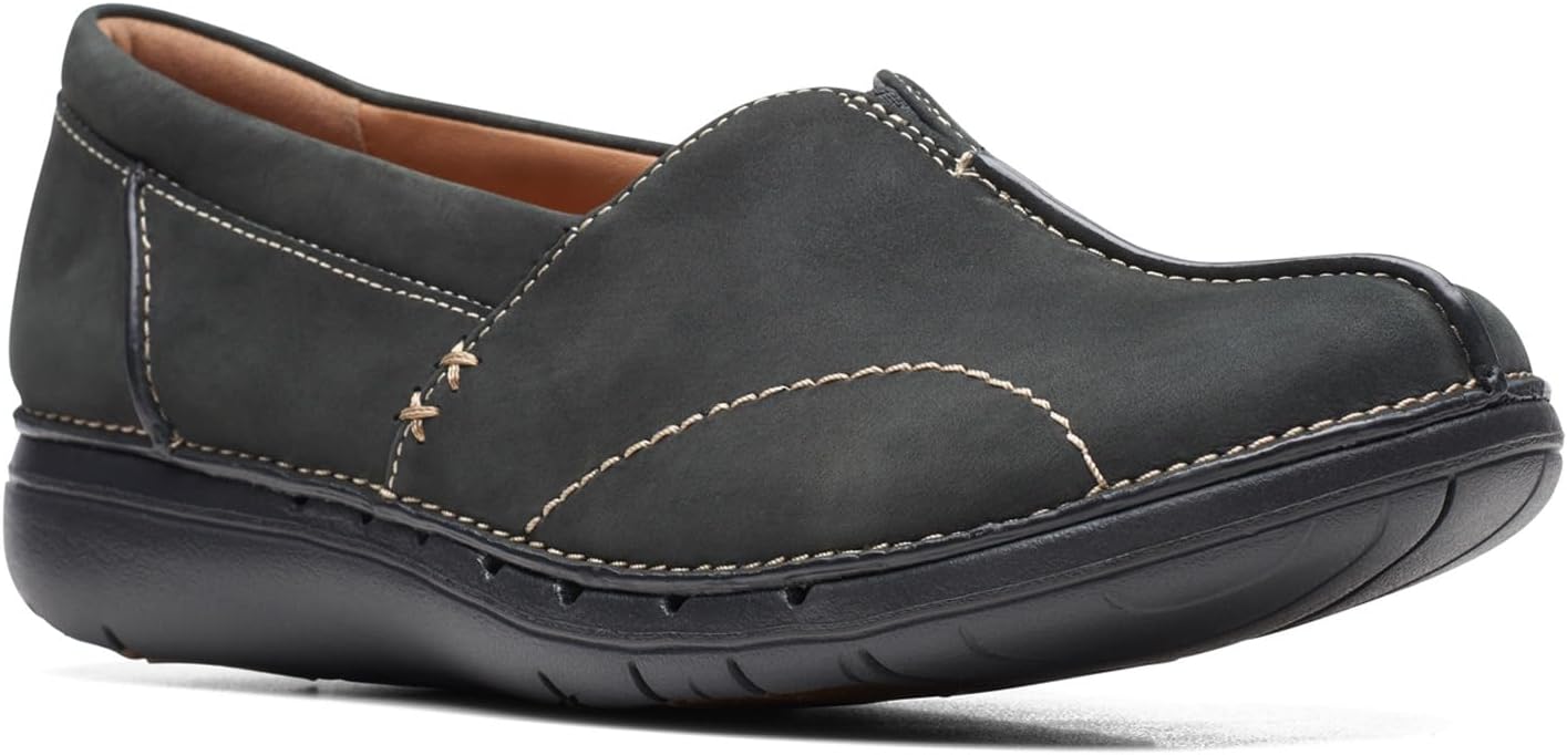 Clarks Women's Ashland Bubble Slip On Loafers for Comfort