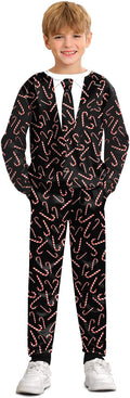 Boys Funny Ugly Christmas 2 Piece Set with Sweatshirt and Pants - Cozy
