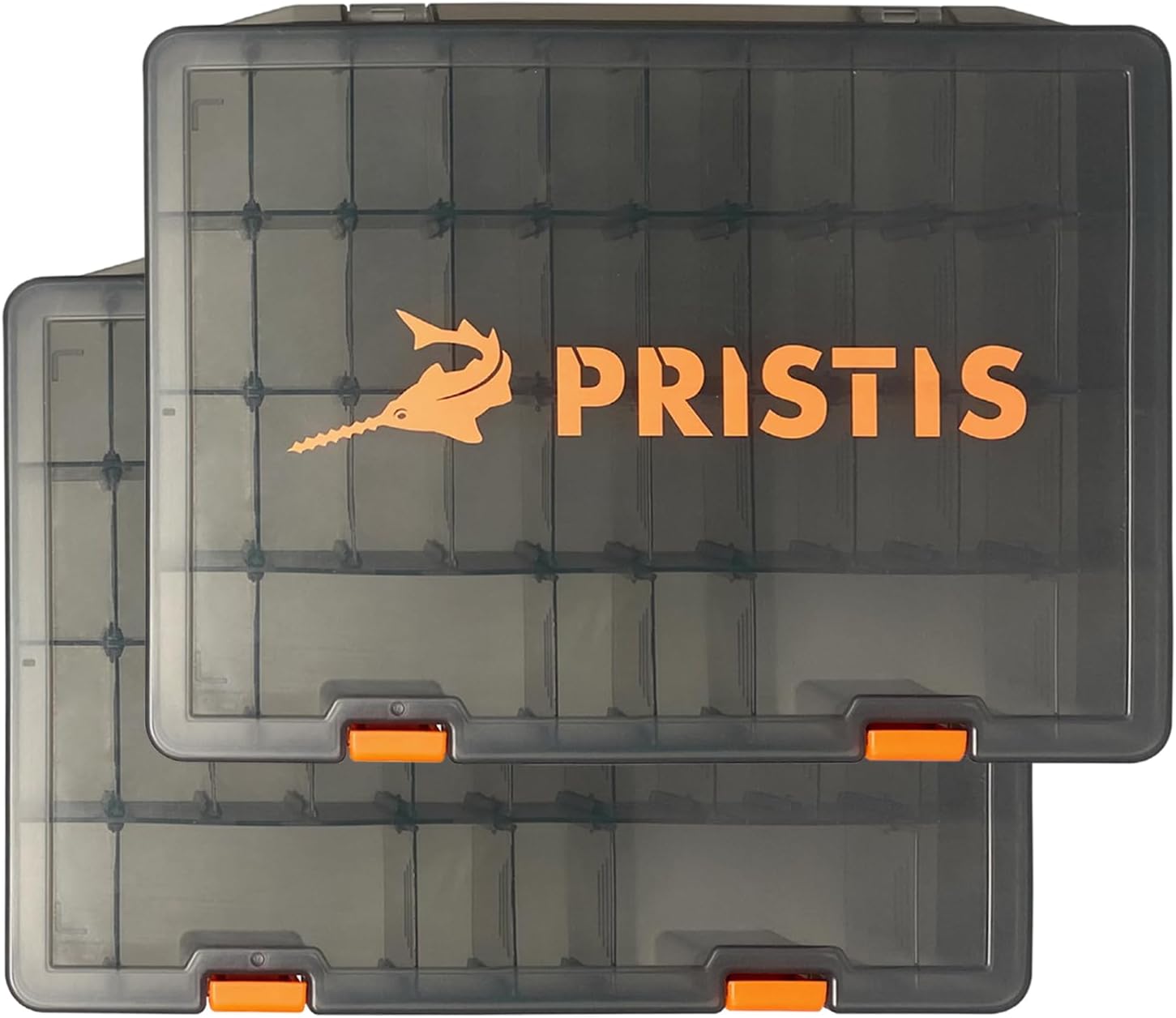 Pristis 2pcs Tackle Trays: Portable High Strength Storage