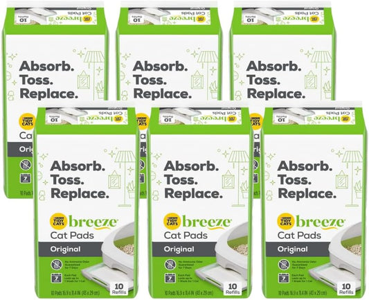 Purina Tidy Cats Breeze Cat Pads for Clean & Easy Disposal