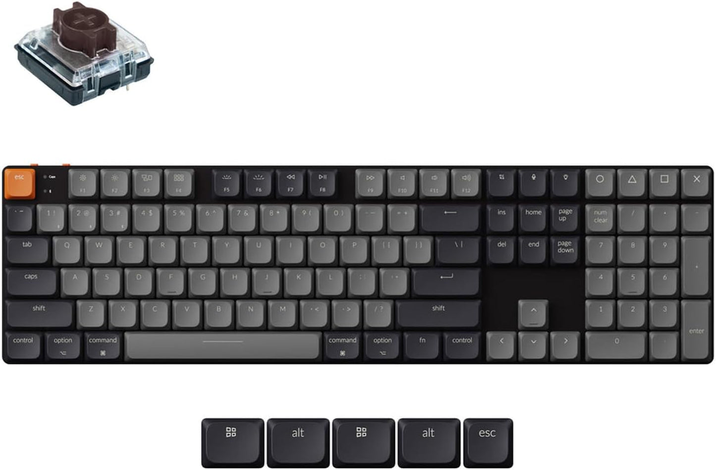 Keychron K5 QMK Custom Mechanical Keyboard for Gaming and Work