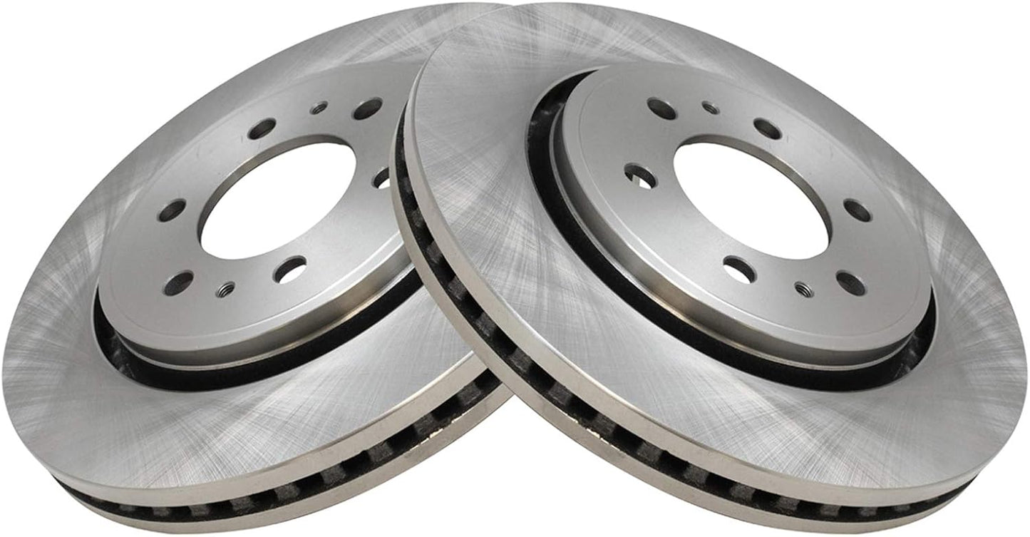TRQ Front Brake Rotors Set for 2007-2021 Ford Expedition