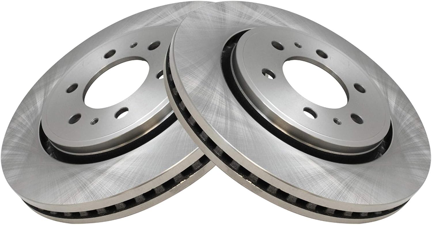 TRQ Front Brake Rotors Set for 2007-2021 Ford Expedition
