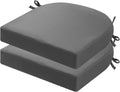 Outdoor Chair Cushions Set of 2 19in x 19in x 3in - Thick Waterproof