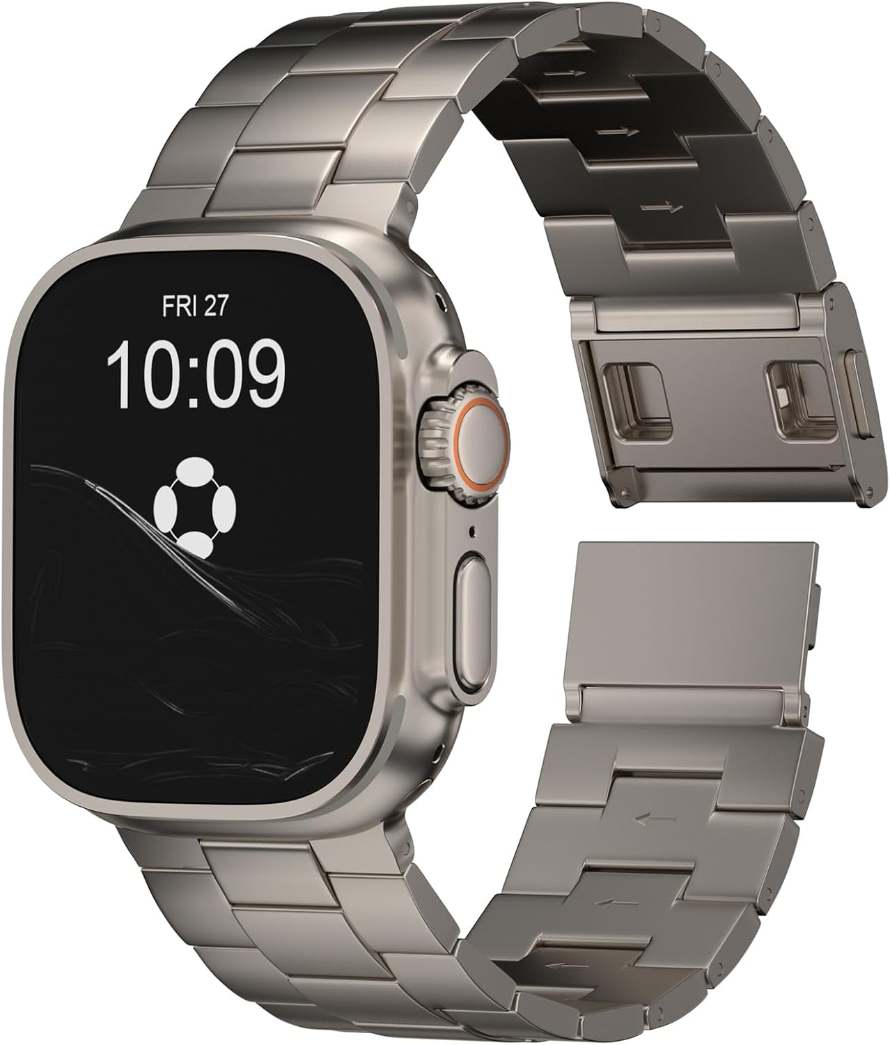 FiNESTONE Titanium Band for Apple Watch Ultra 49mm - Durable