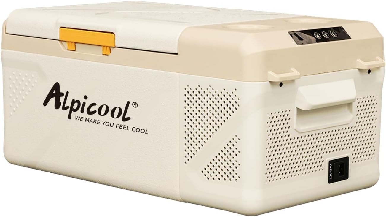 Alpicool KM15 Portable Freezer: 17 Quart Car Refrigerator