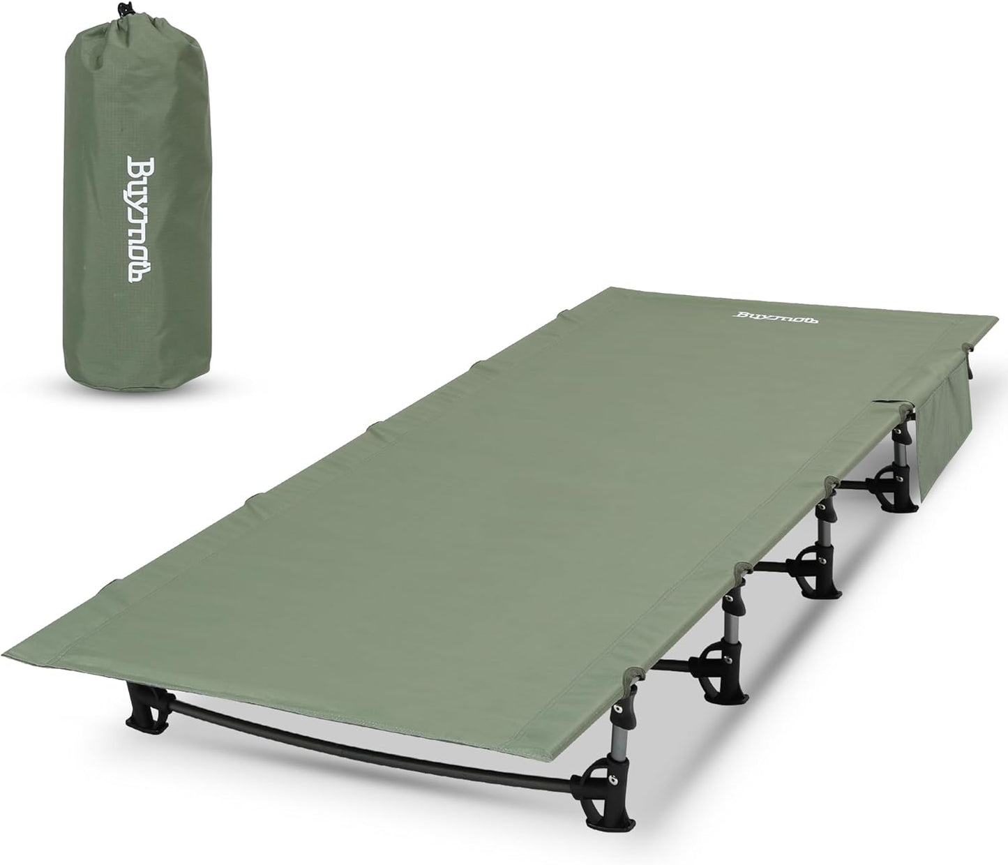 Buymoth Ultralight Folding Camping Cot - Setup in 60 Secs!