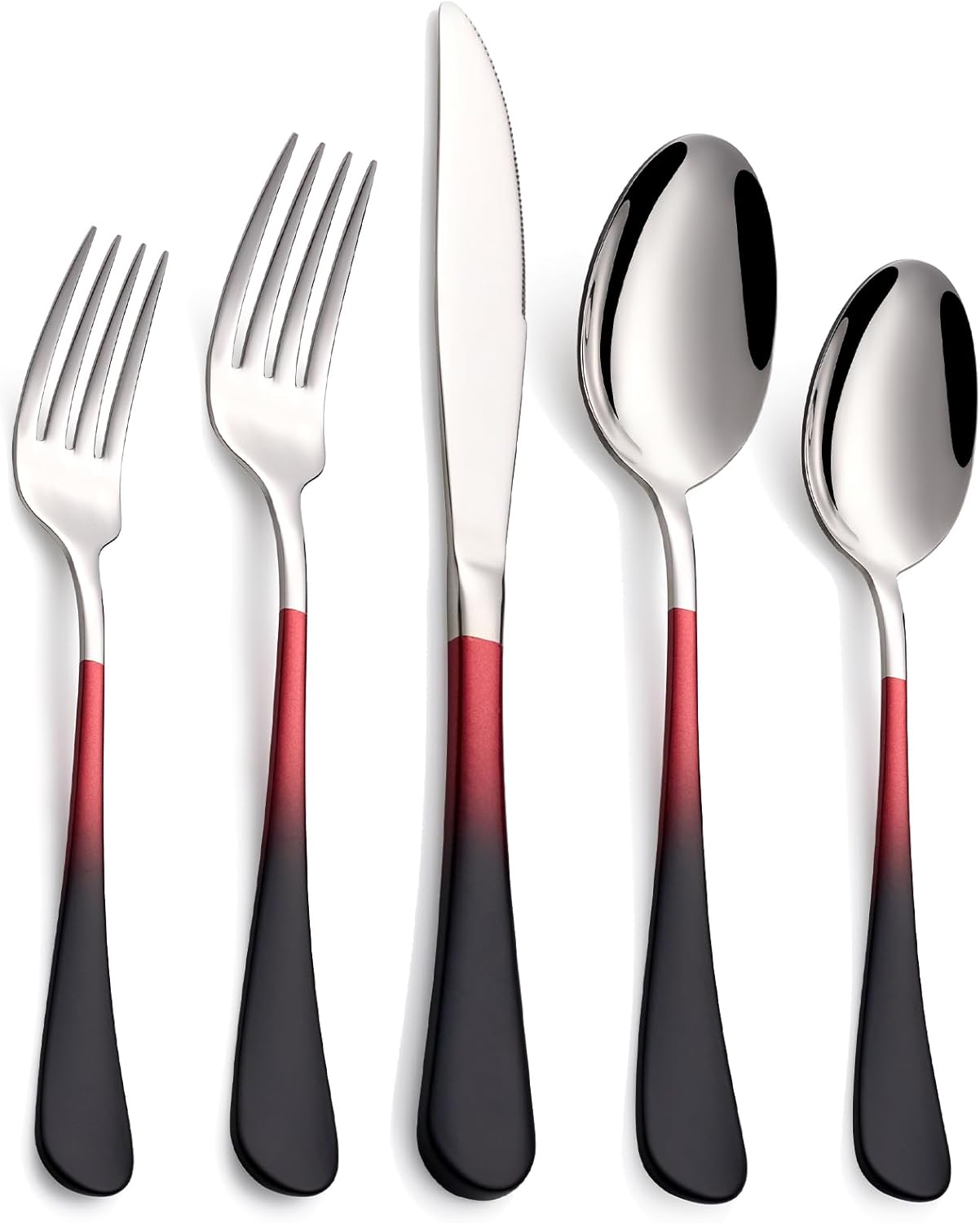 20-Piece Colorful Silverware Set for 4 - Modern Cutlery