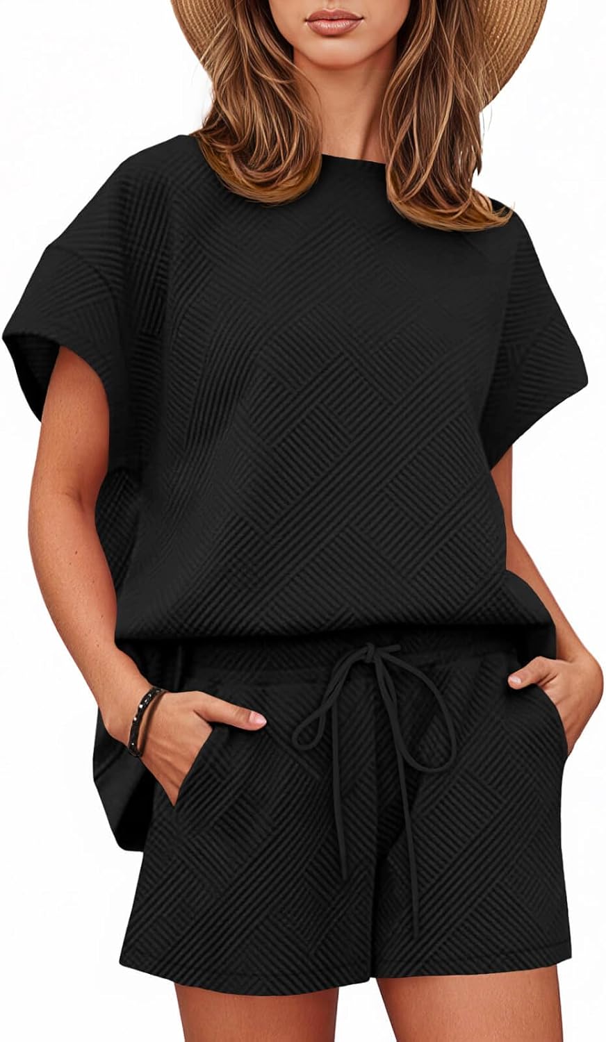 Comfortable Womens Loungewear Set with Pockets for Relaxation