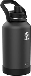 Takeya Actives Water Bottle with Spout Lid - Double Insulated 64 oz