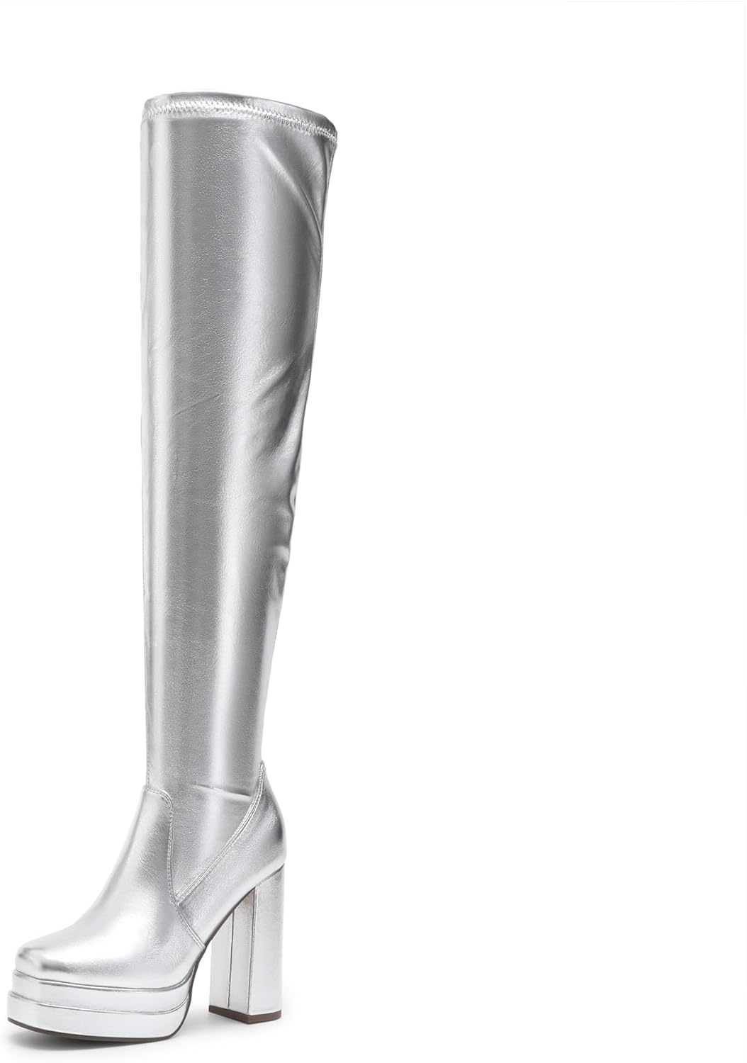 DREAM PAIRS Women's Platform Over The Knee Thigh High Boots