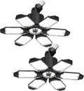 LED Garage Light 2 Pack Super Bright 15000LM 360/180 Adjustable