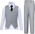 Boys Suits Slim Fit 4 Piece Formal Dresswear Suit (Style MV1F)