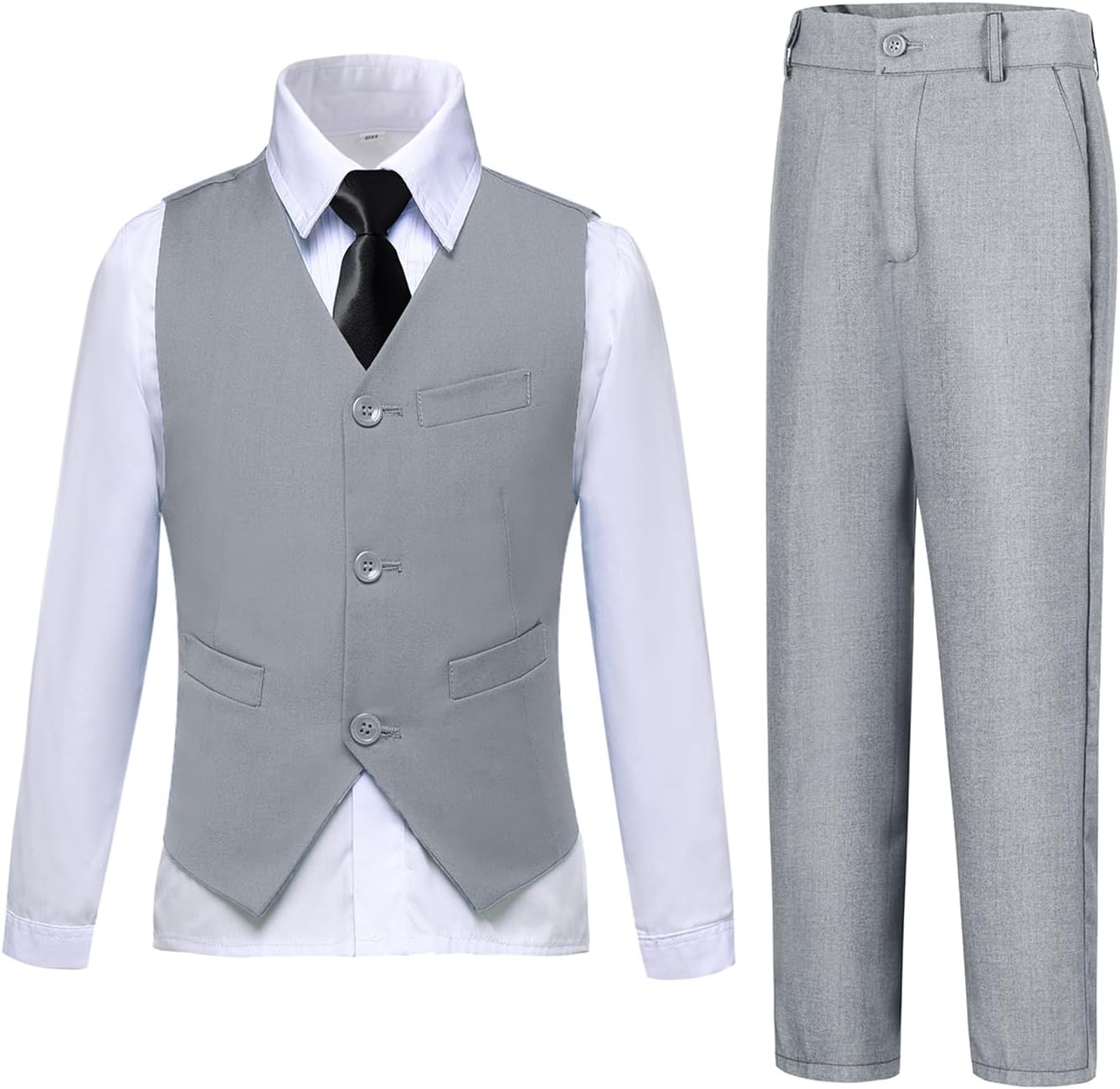 Boys Suits Slim Fit 4 Piece Formal Dresswear Suit for Kids