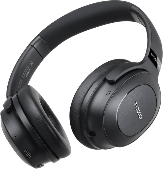 TOZO Hybrid ANC Headphones: 40H Playtime & Hi-Res Audio