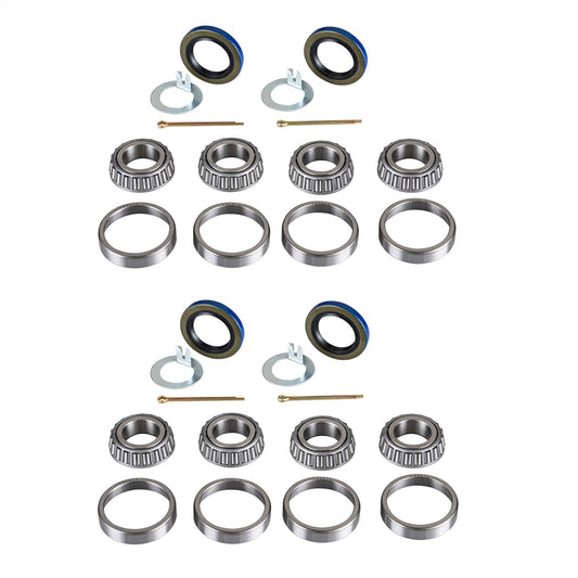 Pack of 4 Trailer Axle Hub Wheel Bearing Kits for 1ft' Axles