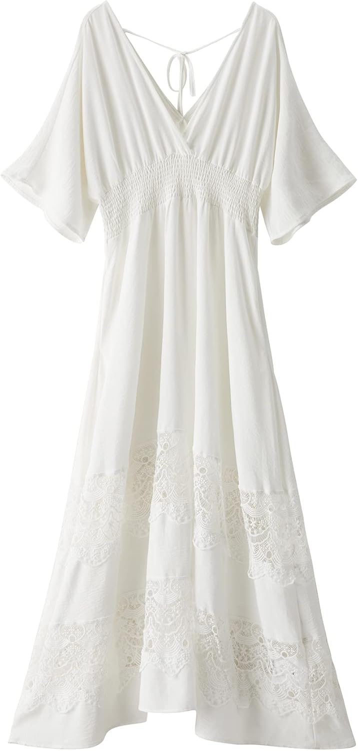 Elegant Women's Lace Maxi Dress for Any Special Occasion