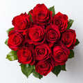 Red Roses Bouquet 12 Fresh Cut Roses - Farm-Fresh GlobalRose