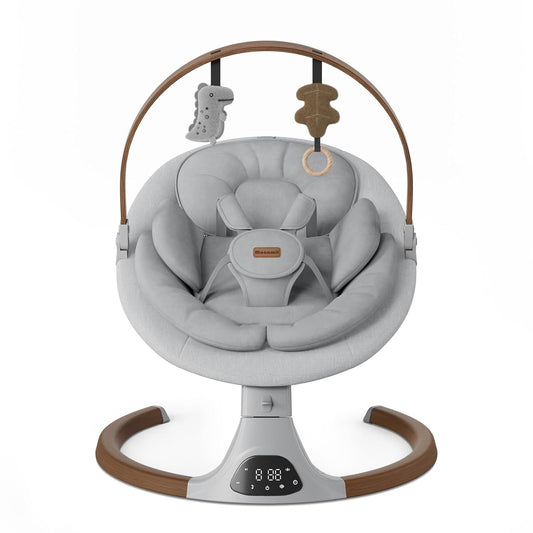 Monamii Bluetooth Baby Swing - Music Speaker, Remote Control
