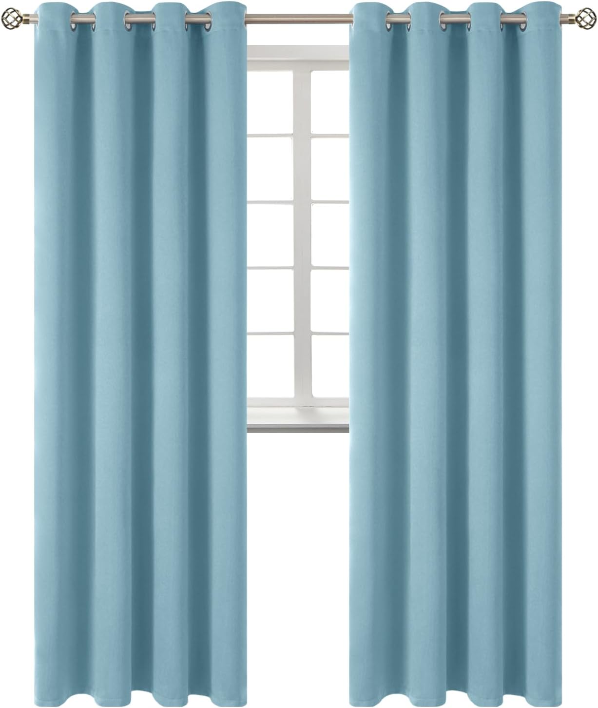BGment Room Darkening Curtains for Bedroom - 108 Inch Long