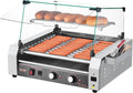 Hot Dog Roller 30 Hot Dog 11 Rollers - Commercial Stainless Grill