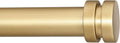 Gold Curtain Rods for Windows 28 to 48 in - Modern Heavy Duty Drapery