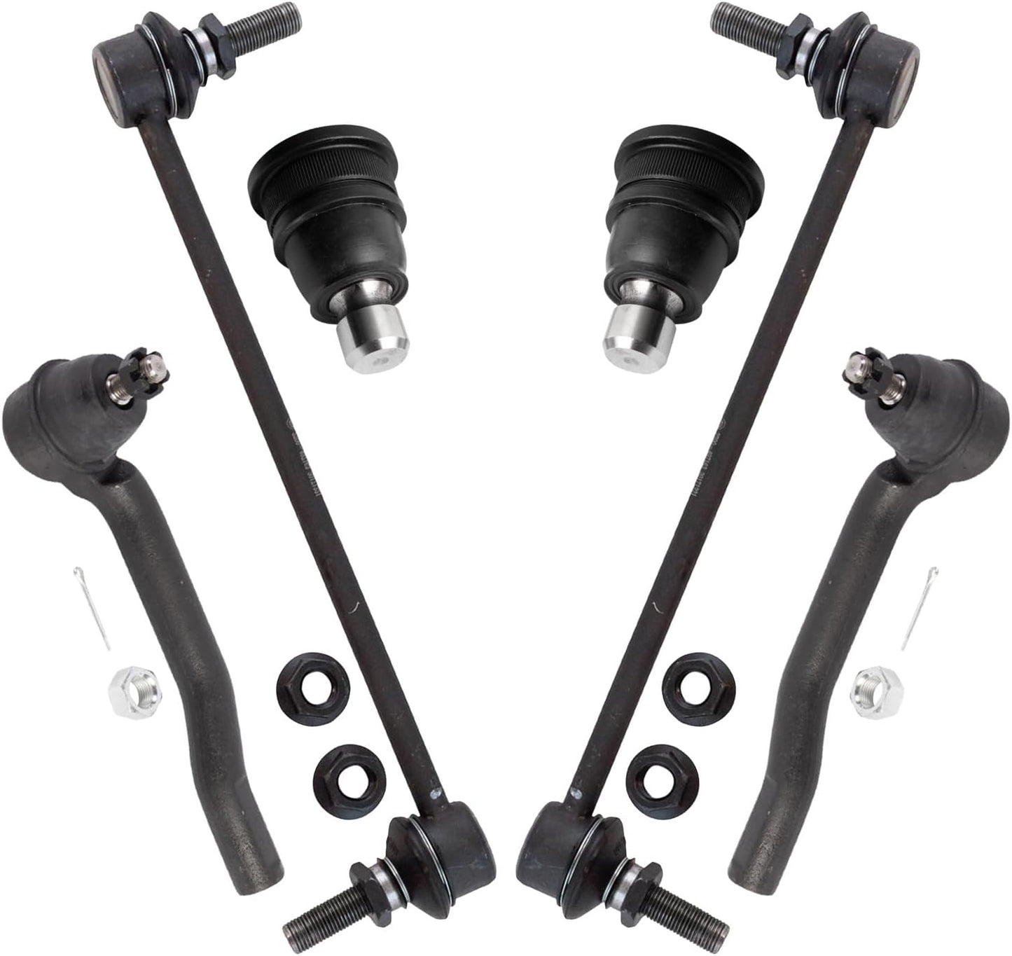 TRQ Front Steering & Suspension Kit for Chevrolet and Nissan