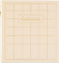 Recipe Card Binder 3-Ring Recipe Organizer - Keeps Cards Safe
