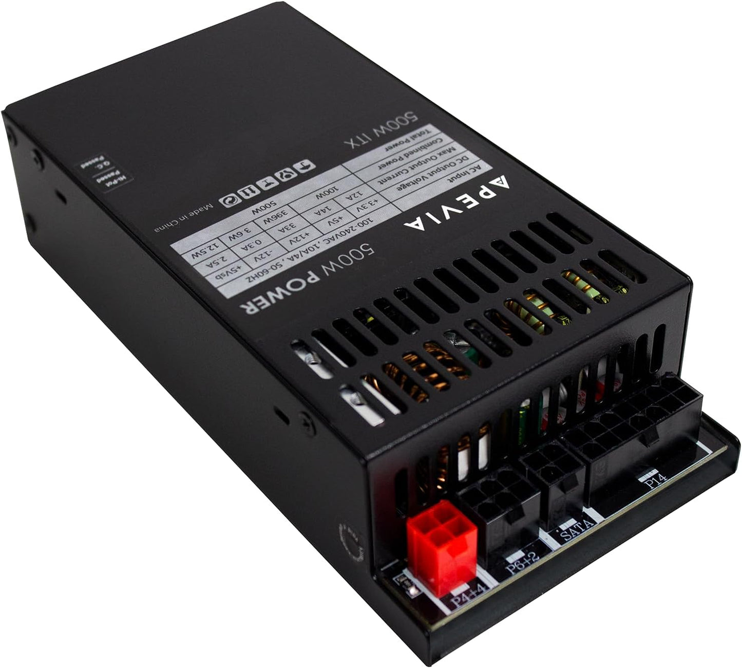 Apevia ITX-PFC500W Fully Modular Power Supply for Small Systems