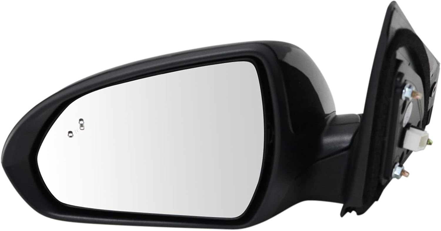 TRQ Driver Side Power Heated Mirror for 2017-2020 Hyundai Elantra